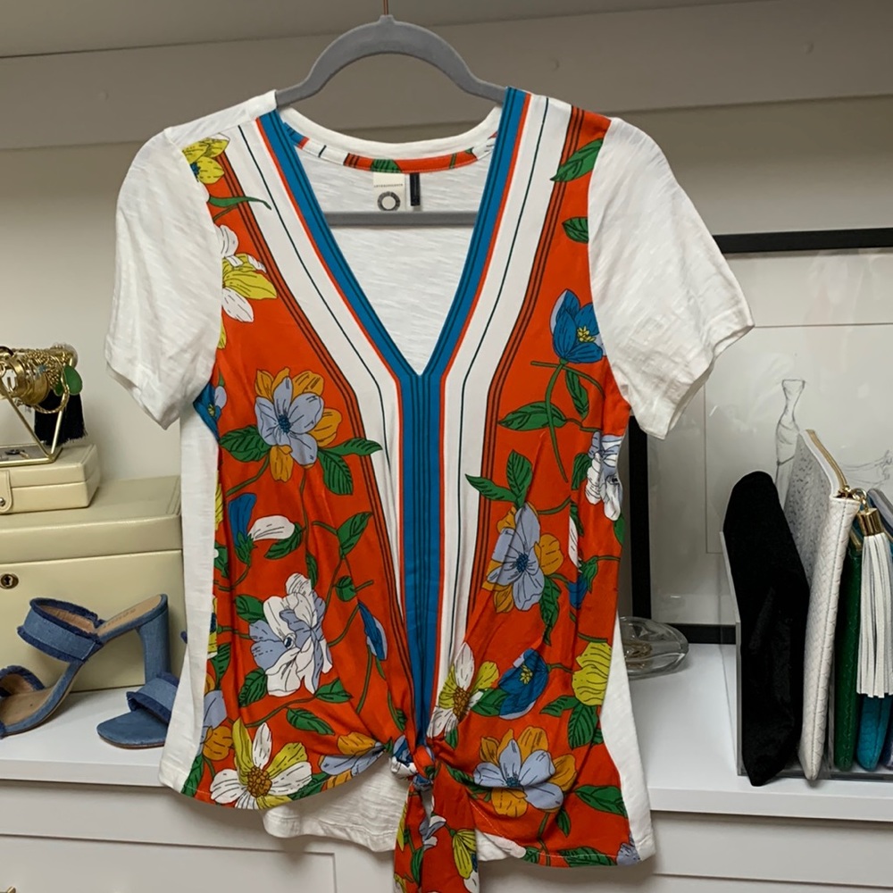 Mixed media top from Anthro